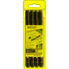 Маркер для глянц.поверх. EDDING E-142 M/4 (1мм) набор 4цв. - фото 11