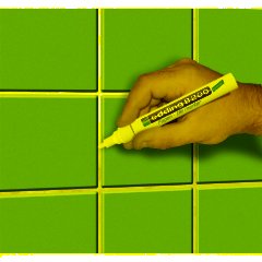 Маркер для затирки плиточных швов EDDING 8200, БЕЛЫЙ, 2-4 мм, запасные наконечники, E-8200/49 - фото 2