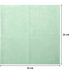 Салфетки бумажные Luscan Profi Pack 1сл24х24пастель салатовые 400 шт/уп Салфетки бумажные Luscan Profi Pack 1сл24х24пастель салатовые 400 шт/уп - фото 2