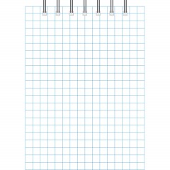 Блокнот на спирали А5 60л. пласт. ОФ-ЛАЙН 3-60-153 кл. - фото 2