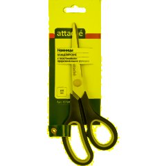 Ножницы Attache 195 мм с пласт.прорезин.ручками,цвет бирюзовый/черный - фото 2