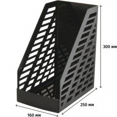 Лоток вертикальный СТАММ XXL 160мм черный, ОФ - фото 2