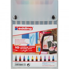 Ручка Кисть,10цв,Edding,1340 Ручка Кисть,10цв,Edding,1340 - фото 8
