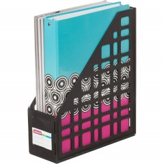 Лоток вертикальный Attache 85мм сборный 1 отд черный - фото 3