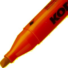 Маркер текстовыделитель KORES 1-5 мм зеленый 36005 - фото 4