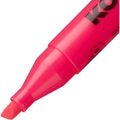 Маркер текстовыделитель KORES 1-5 мм розовый 36002 - фото 4