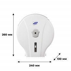 Диспенсер для туалетной бумаги рулLuscan Professional мини белый Диспенсер для туалетной бумаги рулLuscan Professional мини белый - фото 2