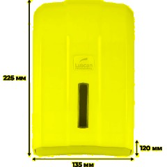 Диспенсер для туалетной бумаги лист Luscan Professional белый - фото 2