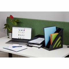 Лоток вертикальный Attache City 90мм черный Лоток вертикальный Attache City 90мм черный - фото 2