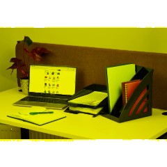 Лоток горизонтальный Attache City черный - фото 2