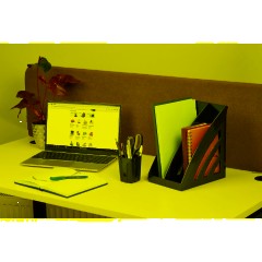 Лоток горизонтальный Attache City черный - фото 4