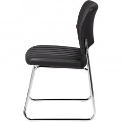Стул BN_TQ_Стул Echair-809 VPU к/з черн,без подл., хром Стул BN_TQ_Стул Echair-809 VPU к/з черн,без подл., хром - фото 4