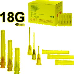 Игла инъекционная 18G (1,2х40 мм) SFM 100шт/уп. - фото 3