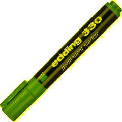 Маркер перманентный EDDING E-330/3 синий 1-5мм скошенный наконечник - фото 2