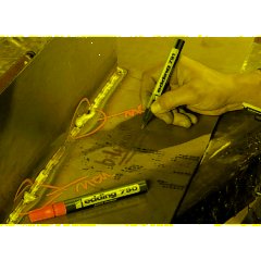 Маркер лаковый EDDING E-791/49 белый 1-2мм - фото 2