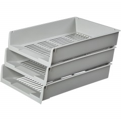 Лоток горизонтальный Attache решетчатый серый ЛТ293АЕ Лоток горизонтальный Attache решетчатый серый ЛТ293АЕ - фото 2