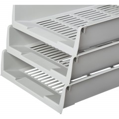 Лоток горизонтальный Attache решетчатый серый ЛТ293АЕ Лоток горизонтальный Attache решетчатый серый ЛТ293АЕ - фото 3