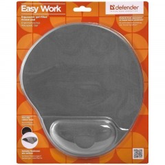 Коврик для мыши Defender Easy Work гелевый серый. (50915) Коврик для мыши Defender Easy Work гелевый серый. (50915) - фото 4