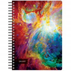 Бизнес-тетрадь 120л,А4,Space Galaxy,300х210мм,70г/квм,белый,карман - фото 3