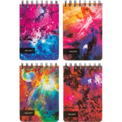 Блокнот 120л,А6,Space Galaxy,белый - фото 2