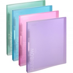 Скоросшиватель пластиковый с пруж.мех.Attache Rainbow Style зеленый - фото 4