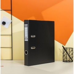 Папка-регистратор Strong Line 50мм, черный, ПБП2, карм.кор - фото 8