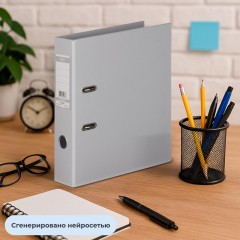 Папка-регистратор Strong Line 70мм, серый, ПБП2, карм.кор Папка-регистратор Strong Line 70мм, серый, ПБП2, карм.кор - фото 12