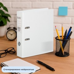 Папка-регистратор Strong Line 70мм, белый, ПБП2, карм.кор Папка-регистратор Strong Line 70мм, белый, ПБП2, карм.кор - фото 12