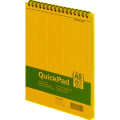 Блокнот 60л,кл,А5,Yellow Pad,спираль,тон.блок 70г/м - фото 2