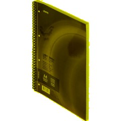 Бизнес-тетрадь 100л,кл,А4,LightBook,спираль,обл.корич,блок белый 70г/м - фото 2