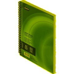 Бизнес-тетрадь 100л,кл,А5,LightBook,спираль,обл.синий,блок белый 70г/м - фото 2