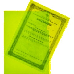 Папка уголок п/э цв. E-100/295T синяя Россия 10 шт/уп - фото 4