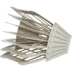 Лоток вертикальный Attache веер 6отделений 7секций серый - фото 2