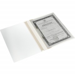 Скоросшиватель пластиковый A4 Attache серый 10шт/уп Россия Скоросшиватель пластиковый A4 Attache серый 10шт/уп Россия - фото 5