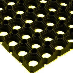 Коврик входной резиновый универсальный (1000х1500х17мм,черный) - фото 3