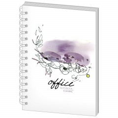 Бизнес-тетрадь 60л,кл,А5,Office Flowers,тв.пер,спир,УФ(СВА5-60OF) Бизнес-тетрадь 60л,кл,А5,Office Flowers,тв.пер,спир,УФ(СВА5-60OF) - фото 4