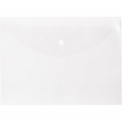 Папка-конверт на кнопке Attache Economy А4 100мкм прозрачный 10шт в уп Папка-конверт на кнопке Attache Economy А4 100мкм прозрачный 10шт в уп - фото 2