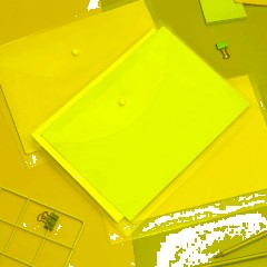 Папка-конверт на кнопке А4 100мкм прозрачный 10шт в уп - фото 6