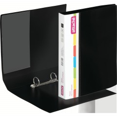 Папка на 2-х кольцах пласт. 35/42мм А4 ATTACHE F502/07 черная Р - фото 2