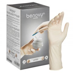 Мед.хирург. перчатки латекс., стерил. неопуд. ПАФ, Benovy р-6,5 50 пар/уп Мед.хирург. перчатки латекс., стерил. неопуд. ПАФ, Benovy р-6,5 50 пар/уп - фото 5