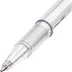 Ручка шариковая на подставке на липучке 8863 зеленая - фото 3