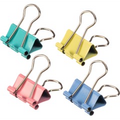 Зажимы для бумаг цветные 19мм 12шт/уп Attache, в картонной коробке - фото 2