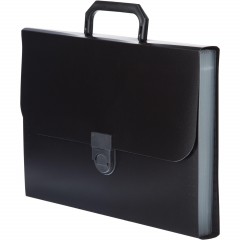 Портфель-картотека пластик ATTACHE черн.BF12/7 12 отд. Росси - фото 2