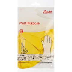 Перчатки резиновые Vileda Profes латекс желтый рL 100760/174375,ПС - фото 5