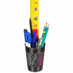 Подставка-стакан для ручек  Attache эконом  3шт/уп черный - фото 3