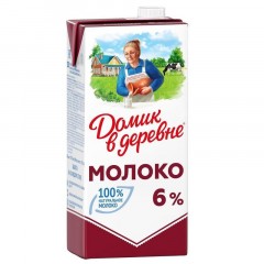 Молоко Домик в Деревне 6% 950г. т/пак. Молоко Домик в Деревне 6% 950г. т/пак. - фото 2