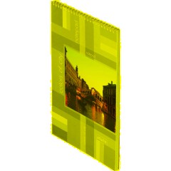 Блокнот на спирали А4 60л. БИЗНЕС  ATTACHE 14с160 клет - фото 2