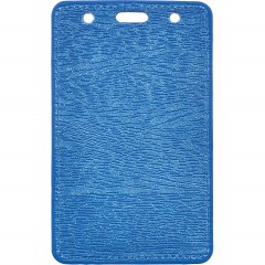 Бейдж Promega office вертик. 54х90, синий металлик, PU, Т-814V - фото 4