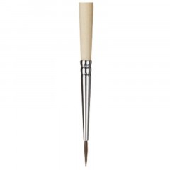 Кисть художеств. Roubloff белка,мягкая,круглая, №1,корот.ручка, ЖБ1-01,00Б - фото 3