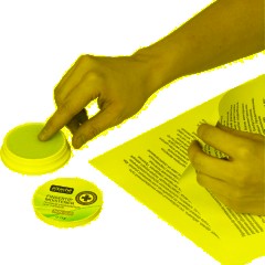 Подушка для смачивания пальцев гелевая Attache Selection усил. антибакт. эф - фото 4